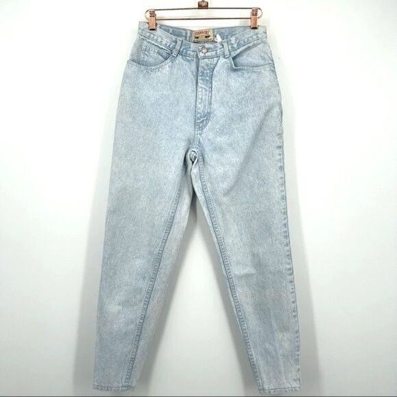 Vintage Jordache blue mom jeans size 11 or 28 light wash BoxD - Picture 2 of 10